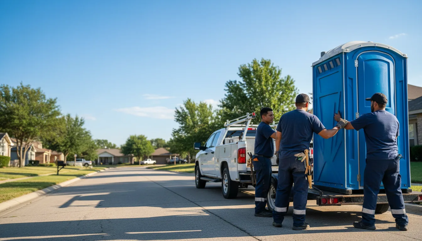 Portable Toilet Rental in Rosharon, TX near me
